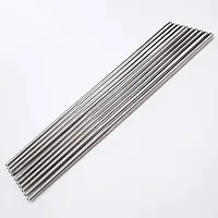 Perfect Pricee Stainless Steel Round Chinese Chopsticks, Medium(Multicolour) - 5 Pairs-thumb2