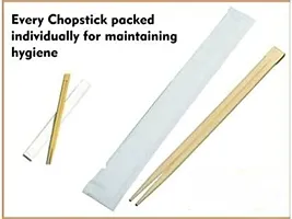 Kunya Eating, Cooking, Training, Decorative Wooden Chinese, Japanese, Korean, Vietnamese Fancy Noodles Sushi Chopsticks, 10 Set (Joint Chopstick)-thumb3