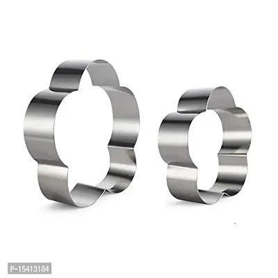 Grizzly Cake Ring Stainless Steel Cutter for Cake,Tier Cake,Fondant Cutter Mousse Ring Cake and Pastry Moulds Baking Tools(Set of 3)-thumb5