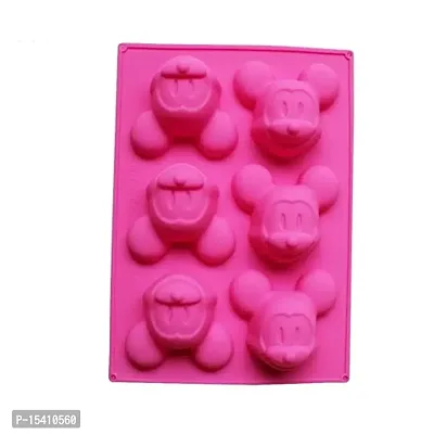 Perfect Pricee Micky Shape Silicon Chocolate Cake Decoration Moulds-thumb0