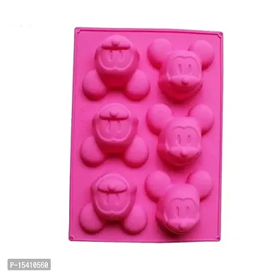 Perfect Pricee Micky Shape Silicon Chocolate Cake Decoration Moulds-thumb2