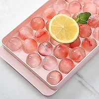 kunya Round Ice Cube Tray Ball Maker Mold for Freezer Mini Circle Making 33PCS Sphere Chilling Cocktail Whiskey Plastic Reusable Flexible Trays Molds Cocktails Keep Drinks-thumb4