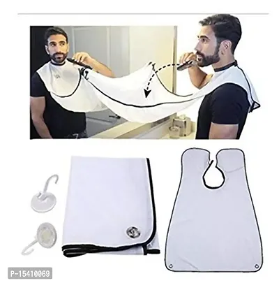 Perfect Pricee DIY Shaving Apron, Beard Apron for men, Easy to Use Grooming Cape for Shaving- Clippings Catcher Apron - No More Messy Sinks-thumb3