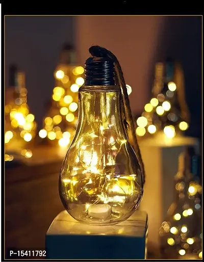 kunya Hanging Fairy Bulb Decorative Battery Operated Rope Hanging Bulb with LED Fairy Lights for Indoor Wall Bedroom(1pc) (1)