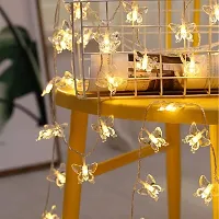 kunya String Lights for Indoor Outdoor Decoration Diwali Light for Party Birthday Diwali Christmas Navratri Valentine Gift Home Decoration Lights (16 led Butterfly)-thumb2