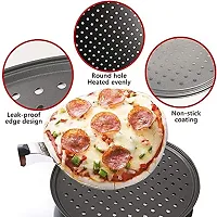 kunya Carbon Steel Pizza Crisper Tray | Non-Sticky Tray (Set of 1)-thumb3