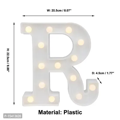 perfect pricee Powered LED Marquee Letter Lights, Warm White (R)-thumb4