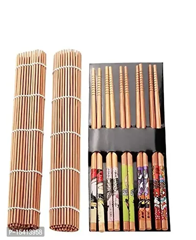 Perfect Pricee Sushi 11Pcs/Set Bamboo Sushi Making Kit Family Office Party Homemade Sushi Gadget for Food Lovers