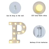 perfect pricee Powered LED Marquee Letter Lights, Warm White (P)-thumb2