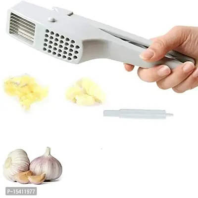 Perfect Pricee Garlic Press 2 in 1 Garlic Mincer and Garlic Slice with Garlic Peelers Garlic Crusher