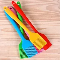 Perfect Pricee Full Silicone Cooking/Oiling/Barbecue/Basting/Baking Brush for Cake Decorating , 21 cm , Blue-thumb2