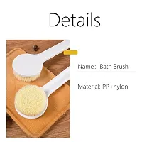 Kunya Shower Essentials Bath Body Brush Shower Back Scrubber with Long Handle Massage Brush, Improve Skin's Health and Beauty - 1 pcs-thumb4