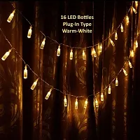 kunya Bottle Shape 16 LED, 8 Meter, Home Decoration for Festival Decorative LED Fairy String Starry Lights for Home, Kitchen, Festival-thumb2