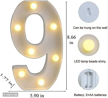 perfect pricee Powered LED Marquee Letter Lights, Warm White (9)-thumb4