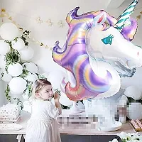 Perfect Pricee 5pcs/lot Unicorn Balloons Star Foil Balloon Unicorn Theme Party DIY Decoration Baby Boy Girl Birthday Balloon Helium Toys Balls-thumb2