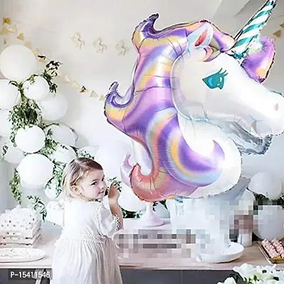 Perfect Pricee 5pcs/lot Unicorn Balloons Star Foil Balloon Unicorn Theme Party DIY Decoration Baby Boy Girl Birthday Balloon Helium Toys Balls-thumb3