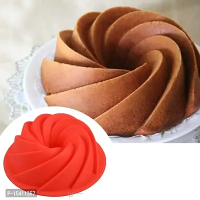Folca? 1 Pc 3D Chocolate/Cake/Jelly Mould, Soft, Durable  Flexible Mould (Silicone Mould Design 3)-thumb2