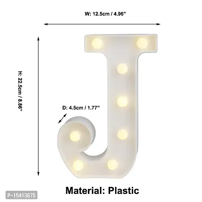 perfect pricee Powered LED Marquee Letter Lights, Warm White (J)-thumb4