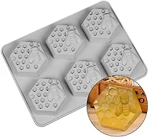 Perfect Pricee Silicone Mould for soap Cake Muffin Cupcake Soap, Resin Art, Candles Making Mould (Honeybee Mould)-thumb2