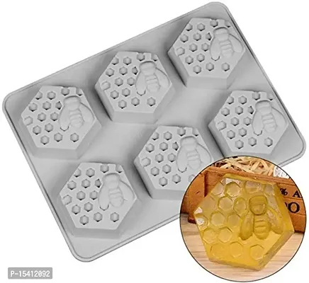 Perfect Pricee Silicone Mould for soap Cake Muffin Cupcake Soap, Resin Art, Candles Making Mould (Honeybee Mould)-thumb3