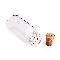 Perfect Pricee 12pcs Lovely Small Wish Bottle Tiny Clear Empty Wishing Glass Message Vial with Cork Stopper 1ml Mini Containers Bottle (3CM)-thumb4