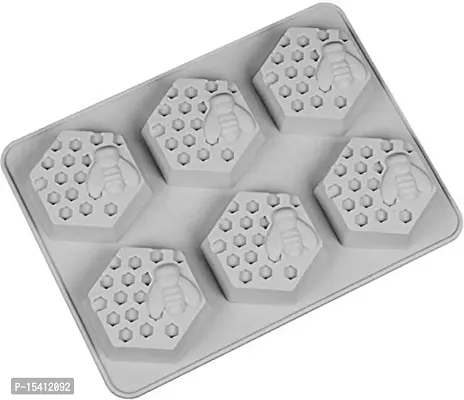 Perfect Pricee Silicone Mould for soap Cake Muffin Cupcake Soap, Resin Art, Candles Making Mould (Honeybee Mould)-thumb0
