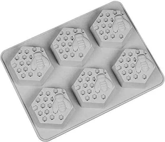 Perfect Pricee Silicone Mould for soap Cake Muffin Cupcake Soap, Resin Art, Candles Making Mould (Honeybee Mould)