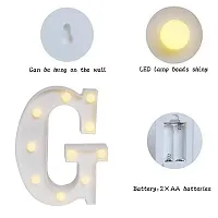 perfect pricee Powered LED Marquee Letter Lights, Warm White (G)-thumb3