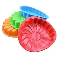 Folca? 1 Pc 3D Chocolate/Cake/Jelly Mould, Soft, Durable  Flexible Mould (Silicone Mould Design 16)-thumb2