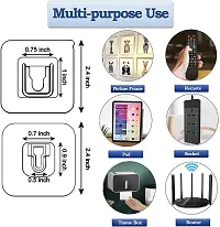 Max Home Double-Sided Adhesive Wall Hooks 6.6lb/3kg(Max) Heavy Duty Self-Adhesive Hooks, Multi-Purpose Transparent Adhesive Hooks for Bathroom and Kitchen, Waterproof and Oil-Proof (Set of 10 Pairs)-thumb1