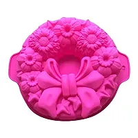 Folca? 1 Pc 3D Chocolate/Cake/Jelly Mould, Soft, Durable  Flexible Mould (Silicone Mould Design 20)-thumb2