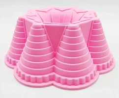 Folca? 1 Pc 3D Chocolate/Cake/Jelly Mould, Soft, Durable  Flexible Mould (Silicone Mould Design 2)-thumb2