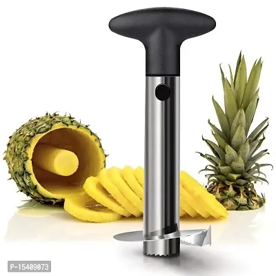 Kunya Premium Pineapple Cutter Upgraded ,Thicker Blade ,Pineapple Corer Slicer Peeler ,Kitchen Pineapple Corer and Slicer Tool with Sharp Blade for Fruit Rings