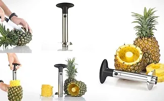 Kunya Premium Pineapple Cutter Upgraded ,Thicker Blade ,Pineapple Corer Slicer Peeler ,Kitchen Pineapple Corer and Slicer Tool with Sharp Blade for Fruit Rings-thumb2