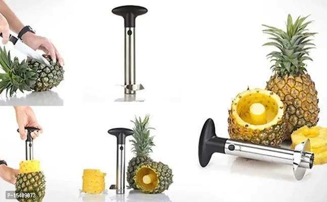 Kunya Premium Pineapple Cutter Upgraded ,Thicker Blade ,Pineapple Corer Slicer Peeler ,Kitchen Pineapple Corer and Slicer Tool with Sharp Blade for Fruit Rings-thumb3