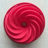Folca? 1 Pc 3D Chocolate/Cake/Jelly Mould, Soft, Durable  Flexible Mould (Silicone Mould Design 3)-thumb3
