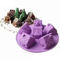 Folca? 1 Pc 3D Chocolate/Cake/Jelly Mould, Soft, Durable  Flexible Mould (Silicone Mould Design 17)-thumb4