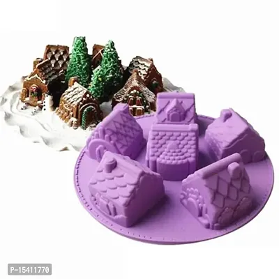 Folca? 1 Pc 3D Chocolate/Cake/Jelly Mould, Soft, Durable  Flexible Mould (Silicone Mould Design 17)-thumb5