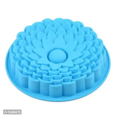 Folca? 1 Pc 3D Chocolate/Cake/Jelly Mould, Soft, Durable  Flexible Mould (Silicone Mould Design 14)-thumb3
