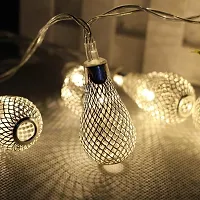 kunya Decorative String Lights Metal Drop 3 Meter 10 Led Decoration Lights /Warm White (Yellow,Corded Electric,Plastic)-thumb3