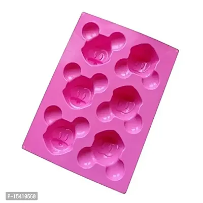 Perfect Pricee Micky Shape Silicon Chocolate Cake Decoration Moulds-thumb4