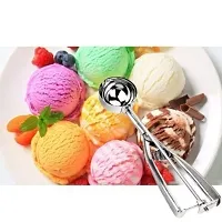 kunya Medium Size Easy Handheld Multi Use Stainless Steel Ice Cream Scooper Melon Scoop-1 pc-thumb3