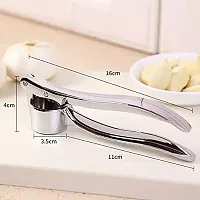 Max Home Garlic Crusher Presser Squeeze Press Ginger Crusher Stainless Steel Garlic Presses Garlic Chopper Garlic Squeezer Garlic Cutter Crusher-thumb3