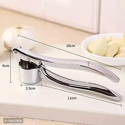 Max Home Garlic Crusher Presser Squeeze Press Ginger Crusher Stainless Steel Garlic Presses Garlic Chopper Garlic Squeezer Garlic Cutter Crusher-thumb4