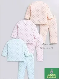 Classic Cotton Printed Top And Bottom Set Pack of 3-thumb2