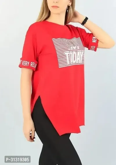 Trendy Girls Long T-shirt-thumb4