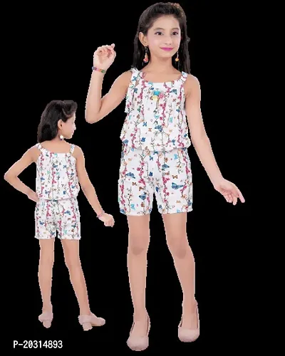 Comfortable Multicoloured Cotton Fit And Flare Dress For Girls-thumb0