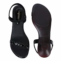 Legsway Women's SR-349 Black Heeled Sandal 6 UK-thumb4