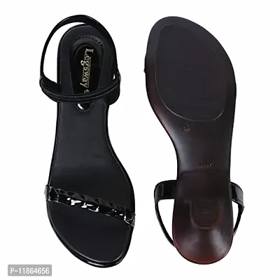 Legsway Women's SR-349 Black Heeled Sandal 6 UK-thumb5