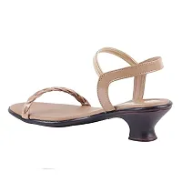 Legsway Women's SR-350 Beige Heeled Sandal 3 UK-thumb1